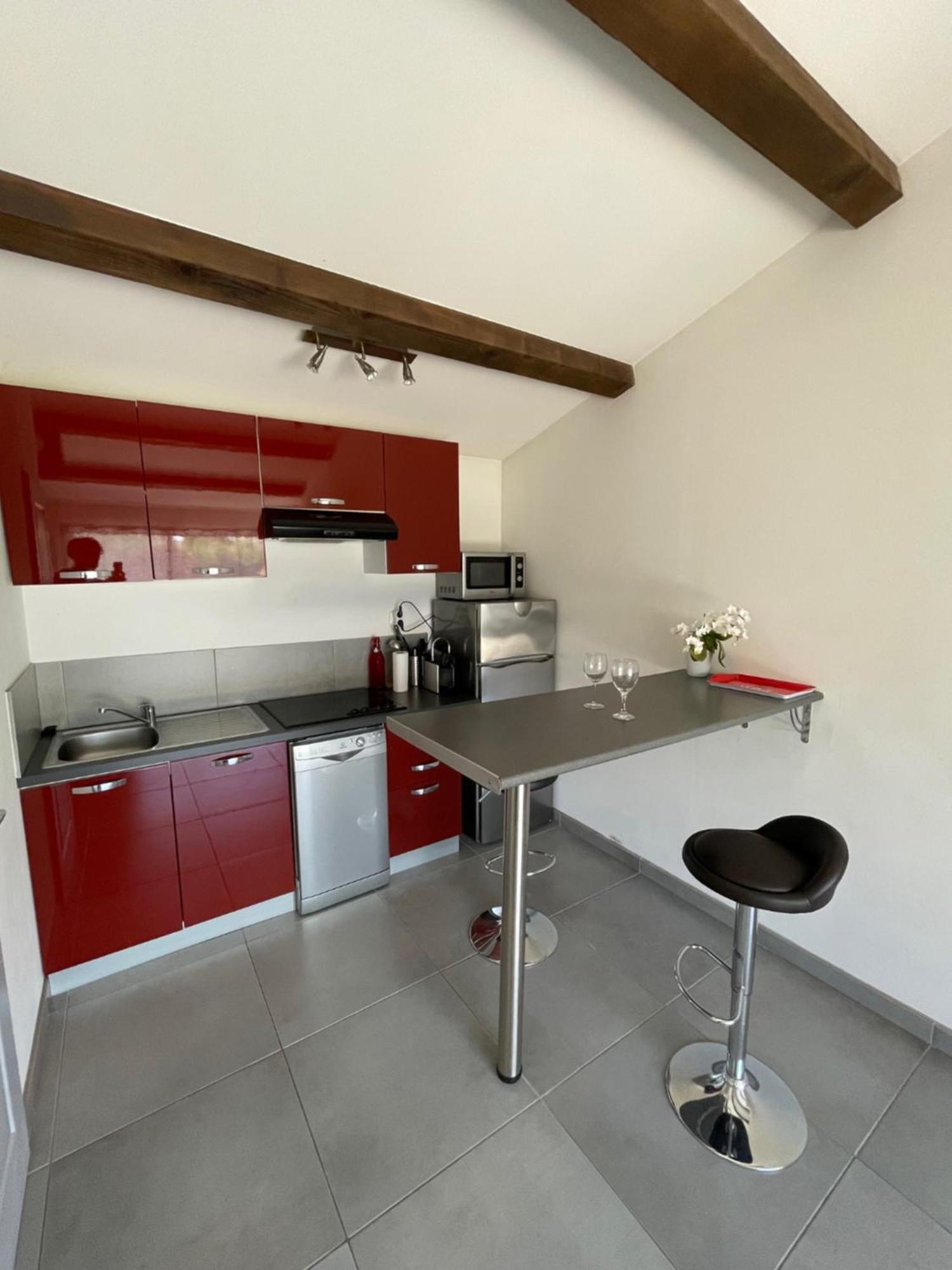 Studio Charmant Avec Terrasse Lancon-Provence Luaran gambar